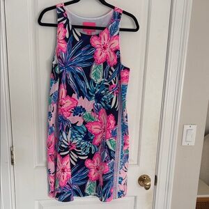 Lilly Pulitzer Pink and Blue Floral Dress